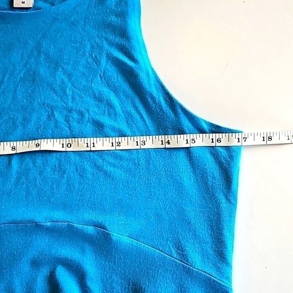 ATHLETA Santorini Thera Dress Light Blue Tencel Modal Dress Size Medium - Picture 9 of 11